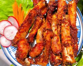 Sườn heo nướng chao
