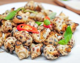 Ốc hương nướng mọi