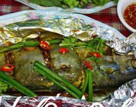 Cá cam nướng giấy bạc