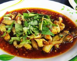 Ốc móng tay xào sa tế