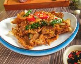 Vú dê chiên nước mắm
