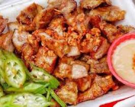 Vú dê nướng sa tế