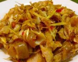 Bao tử xào sa tế