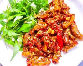 Phèo non nướng muối ớt