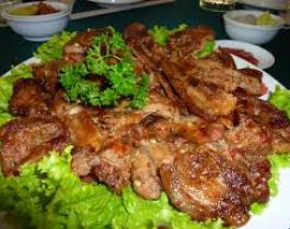 Heo rừng nướng