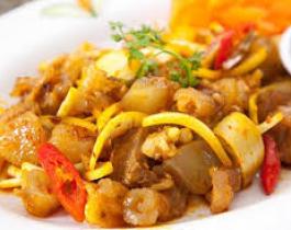 Gân bò xào sa tế