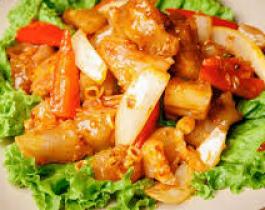 Gân bò chiên nước mắm
