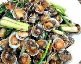 Sò lông hấp thái