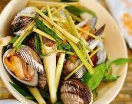 Sò lông hấp sả