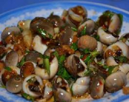 Ốc mỡ xào sa tế