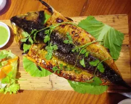 Cá Sapa nướng muối ớt
