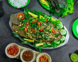 Cá tai tượng chiên xù