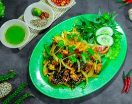 Ếch chiên nước mắm