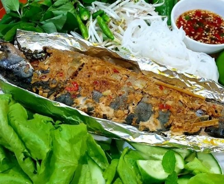 Cá Sapa nướng giấy bạc