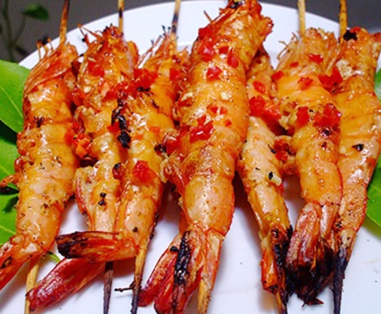 Tôm nướng muối ớt