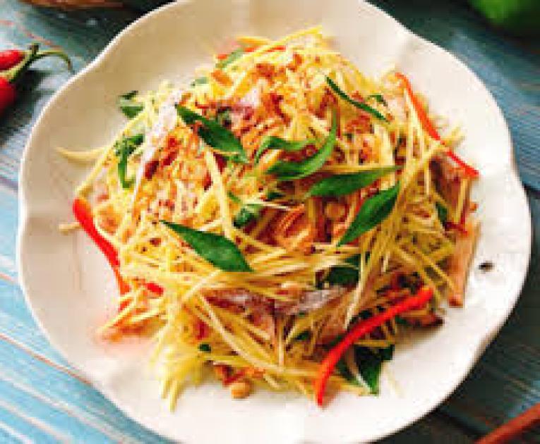 Gỏi xoài khô mực