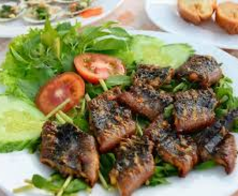 Lươn chiên nước mắm
