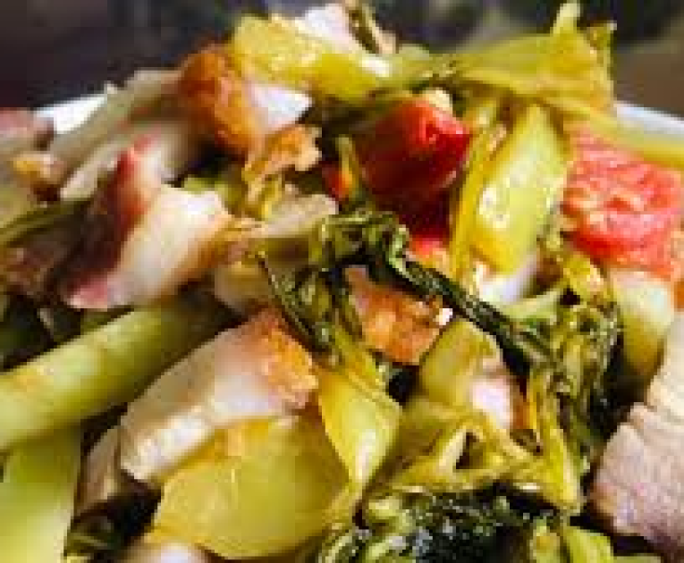 Heo rừng xào cải chua