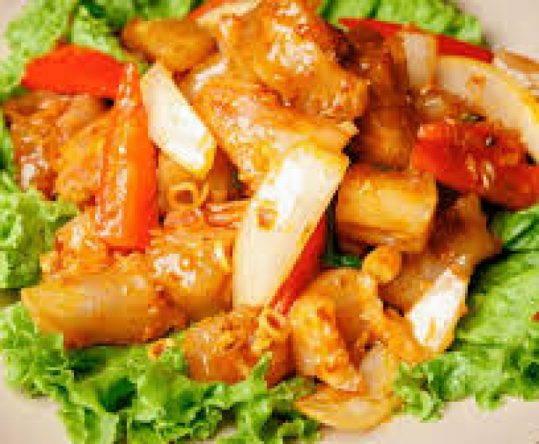 Gân bò chiên nước mắm