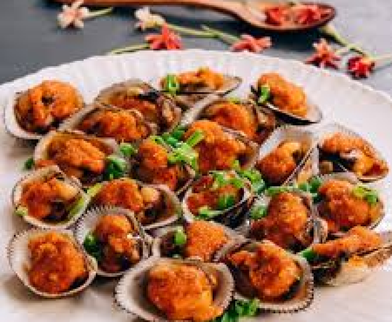 Sò lông nướng sa tế