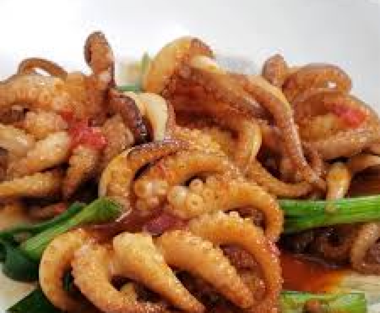 Bạch tuộc chiên giòn
