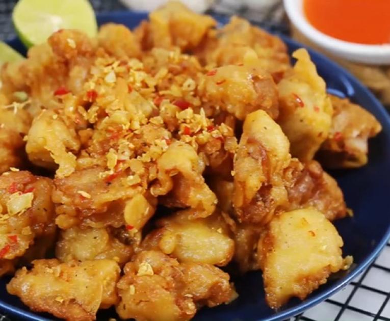 Sụn gà chiên bơ