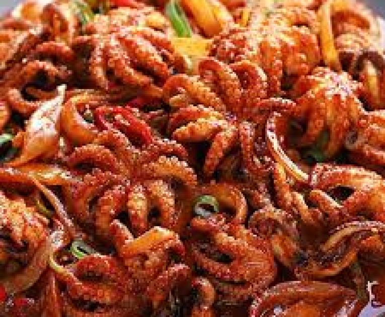 Bạch tuộc chiên nước mắm