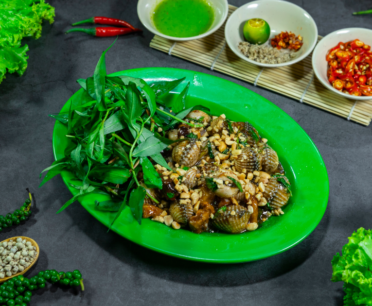 Sò huyết cháy tỏi