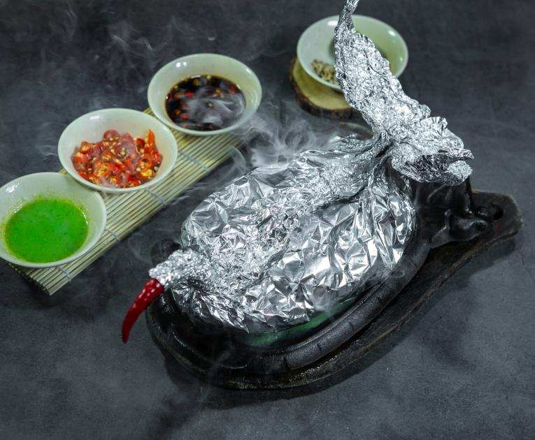 Đậu hũ nướng giấy bạc