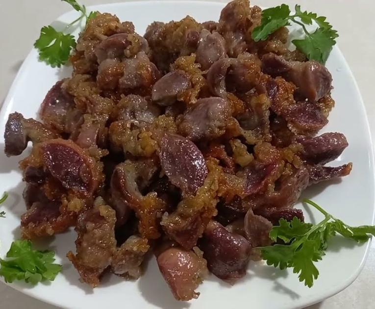 Mề gà chiên nước mắm