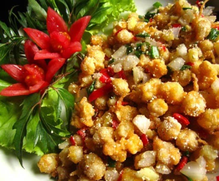 Răng mực xào sa tế