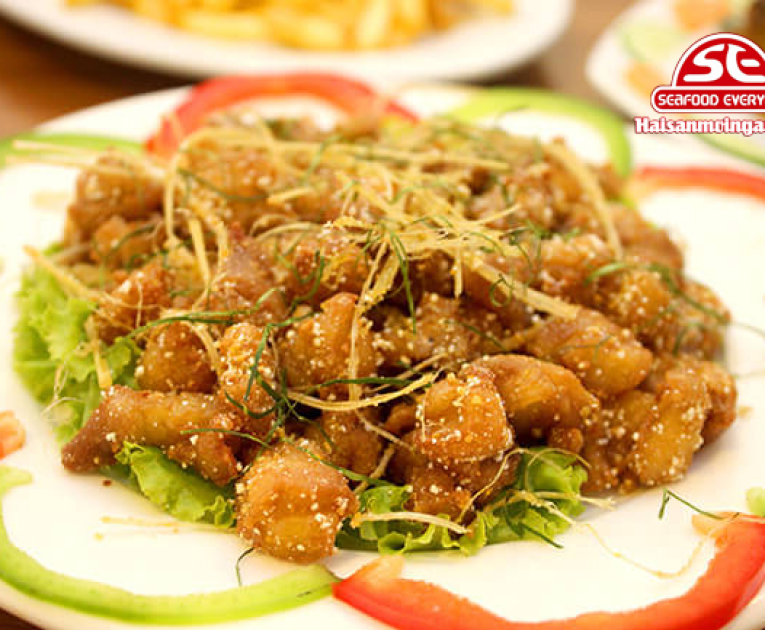 Sụn gà rang muối